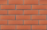 Кирпич облицовочный Красный Рустик Одинарный (1НФ)