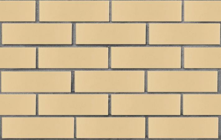 Кирпич облицовочный Бежевый Гладкий Одинарный (1НФ)