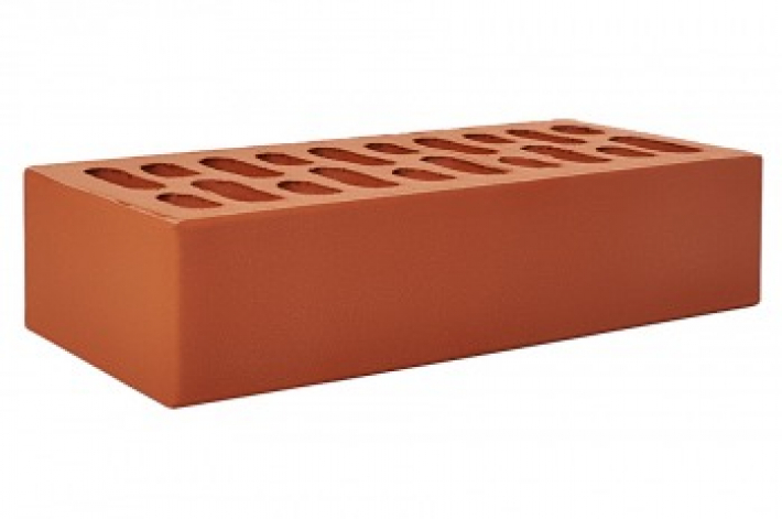 Красный гладкий