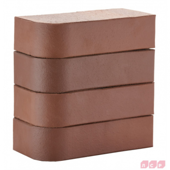 Кирпич радиусный Коричневый полнотелый R-60